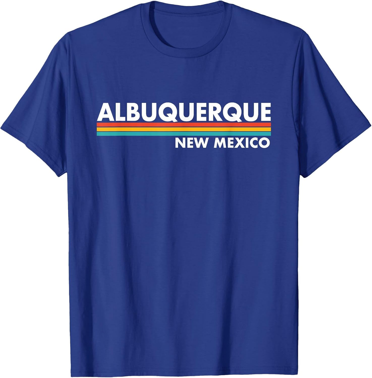 Albuquerque - New Mexico - Vintage/Retro Stripes - Classic