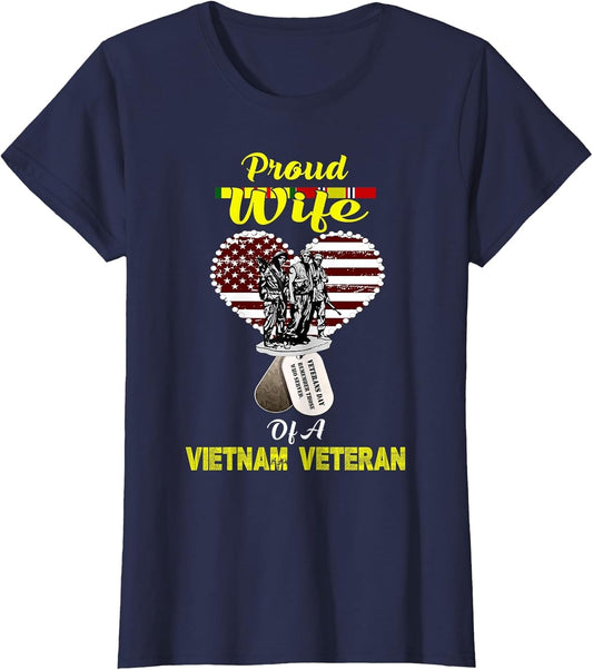 Proud Wife of A Vietnam Veteran T Shirt