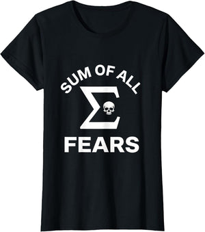 Sum of All Fears Funny Math Pun Design