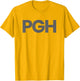 Pittsburgh PGH Text Retro Throwback Pennsylvania Vintage