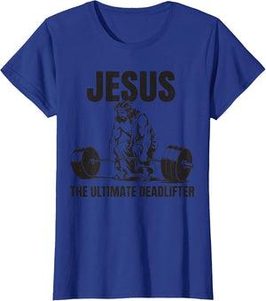 Funny Christian Gym Jesus The Ultimate Deadlifter Workout