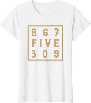 867-Five-309 80S Retro Vintage Men, Women 8675-309 Jenny