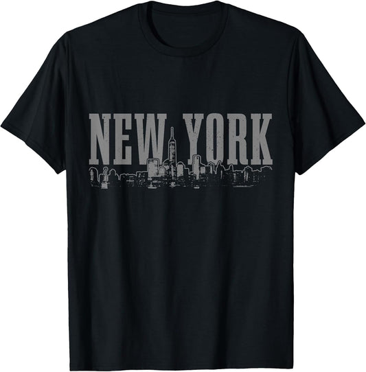 New York City Skyline NY Vintage NYC