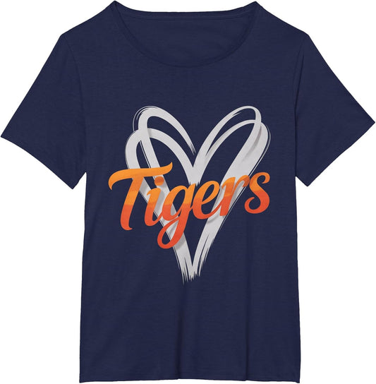 Tigers School Sports Fan Team Spirit Mascot Cute