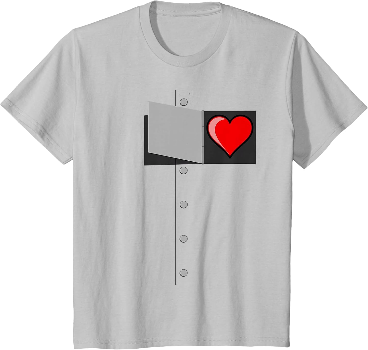 OZ Tinman Shirt-OZ Halloween Tin Man Heart Costume