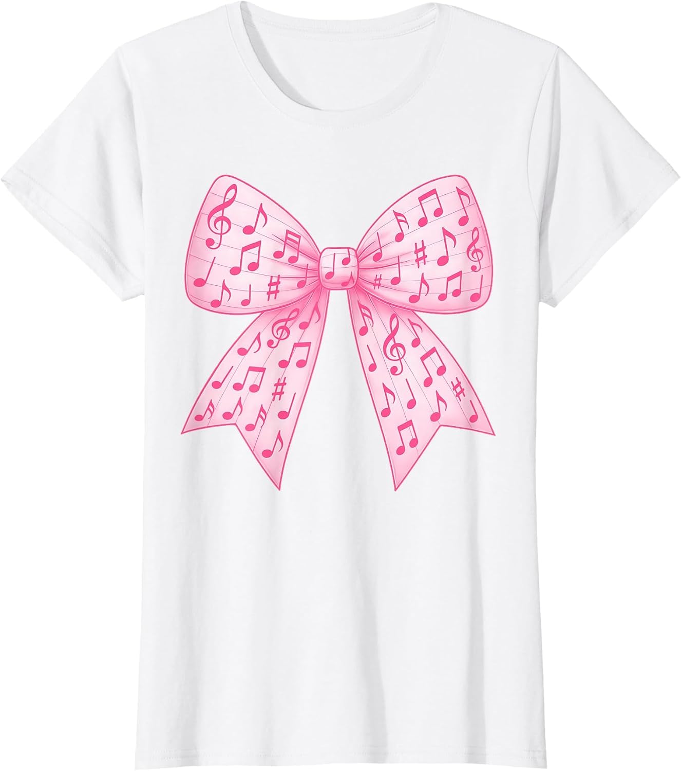 Coquette Music Teacher Toile Pink Bow Choir Music Teacher