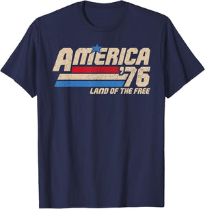 America 1776 Patriotic Vintage USA Flag Retro 4th of July