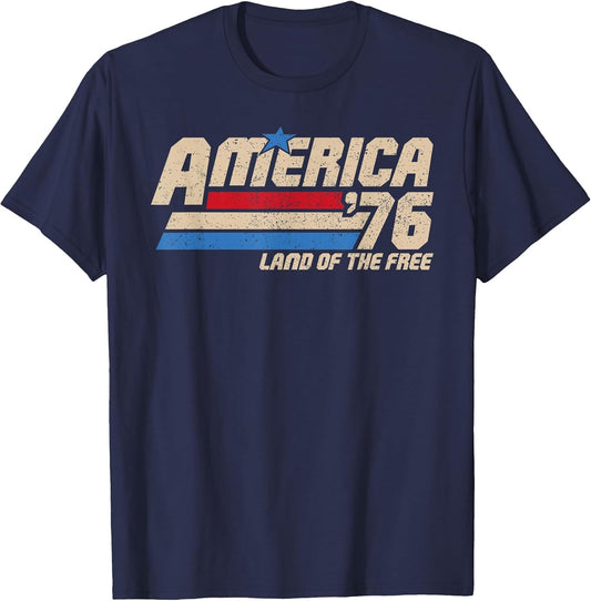 America 1776 Patriotic Vintage USA Flag Retro 4th of July