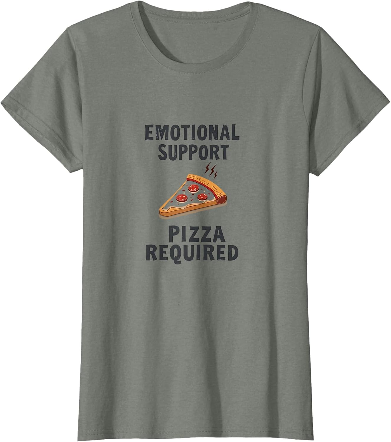 Emotional Support Pizza Required Funny Food Design