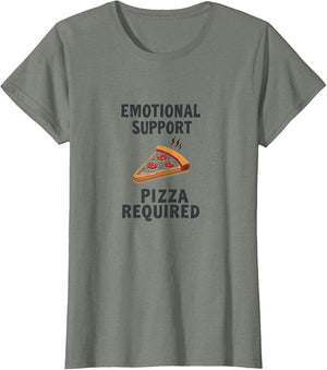 Emotional Support Pizza Required Funny Food Design