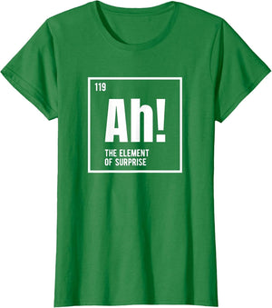 Ah The Element of Surprise Funny Chemistry Science Humor