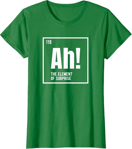 Ah The Element of Surprise Funny Chemistry Science Humor