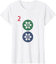 Chinese Mah Jong Dots Pinzu Two Tile Mahjong Costume