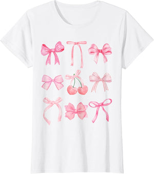 Bows Coquette Bow Coquette Cherry Aesthetic Preppy Girly