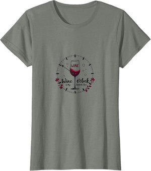 Wine O'Clock Is My Favorite Time - Funny Wine Lover Gift