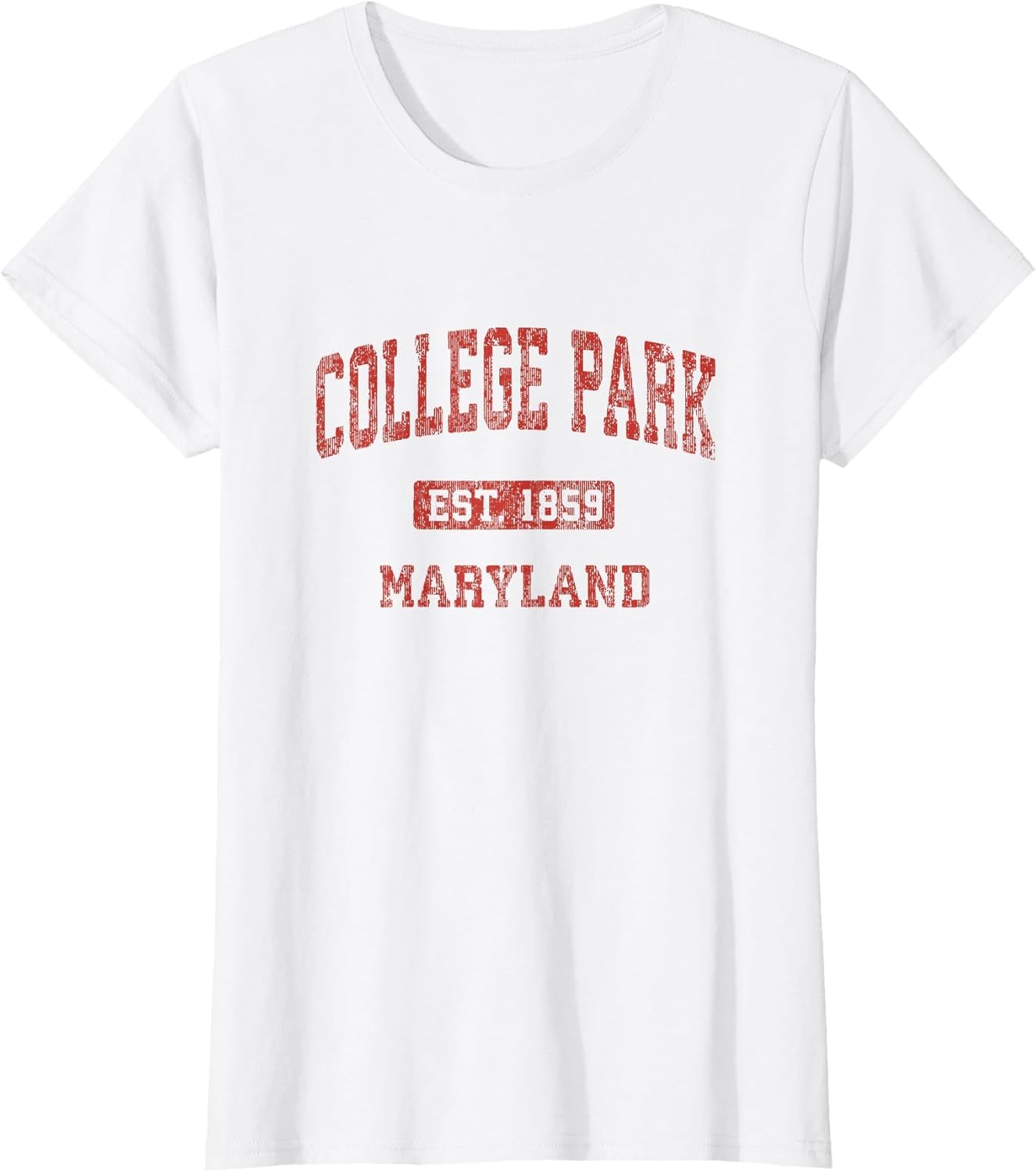 College Park Maryland MD Vintage Athletic Sports Design