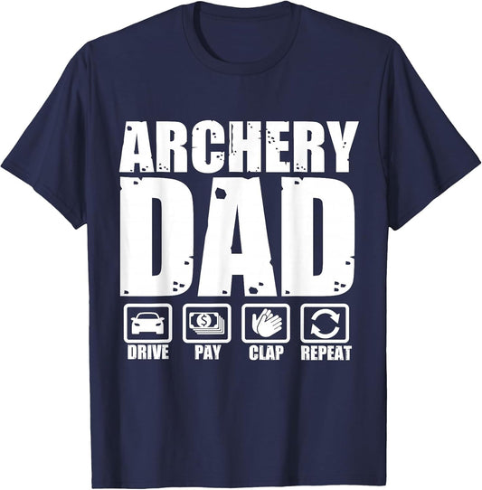 Funny Archery Dad Proud Archer Father Humor Fathers Day