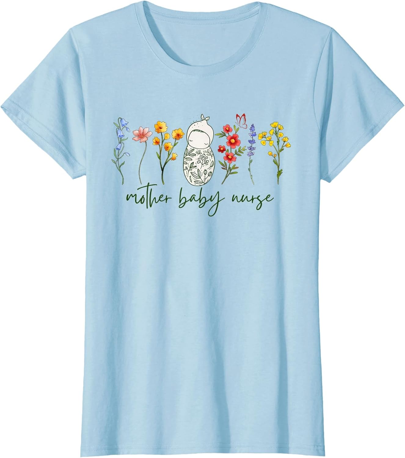 Mother Baby Nurse Wildflower Postpartum Nurse Grad Maternity