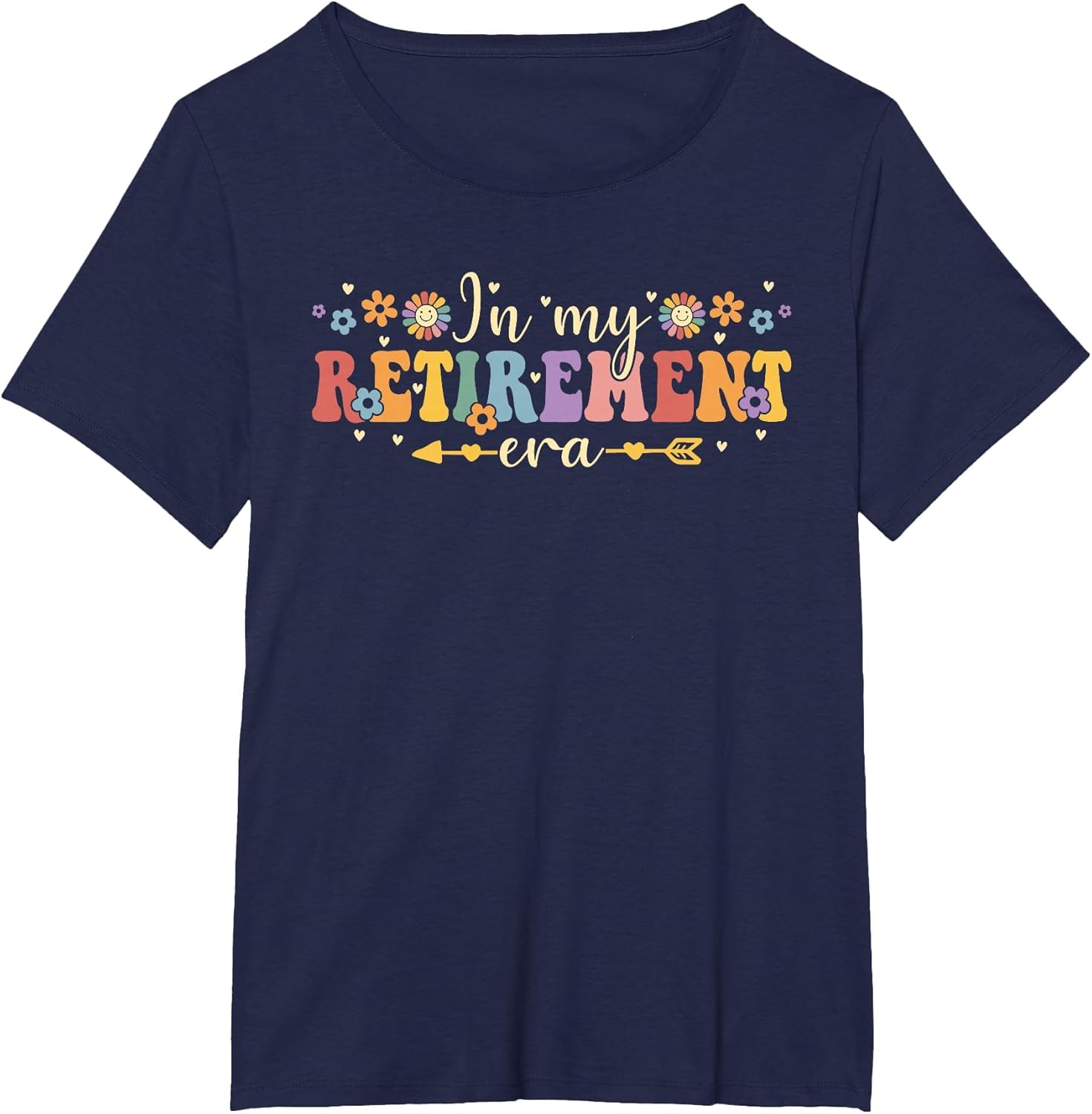 Groovy Retro in My Retirement Era Funny Teacher Retired 2025