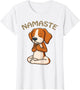 Dog Yoga Shirt Funny Puppy Lovers Yoga Gift Namaste Dogs