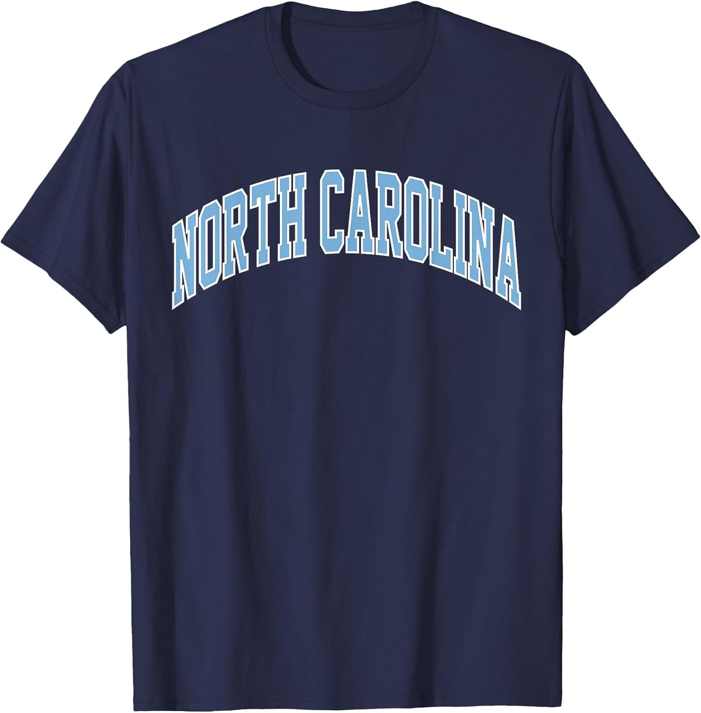 Retro North Carolina Blue Souvenir Simple North Carolina