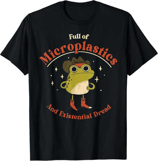 Frog Full of Microplastics and Existential Dread
