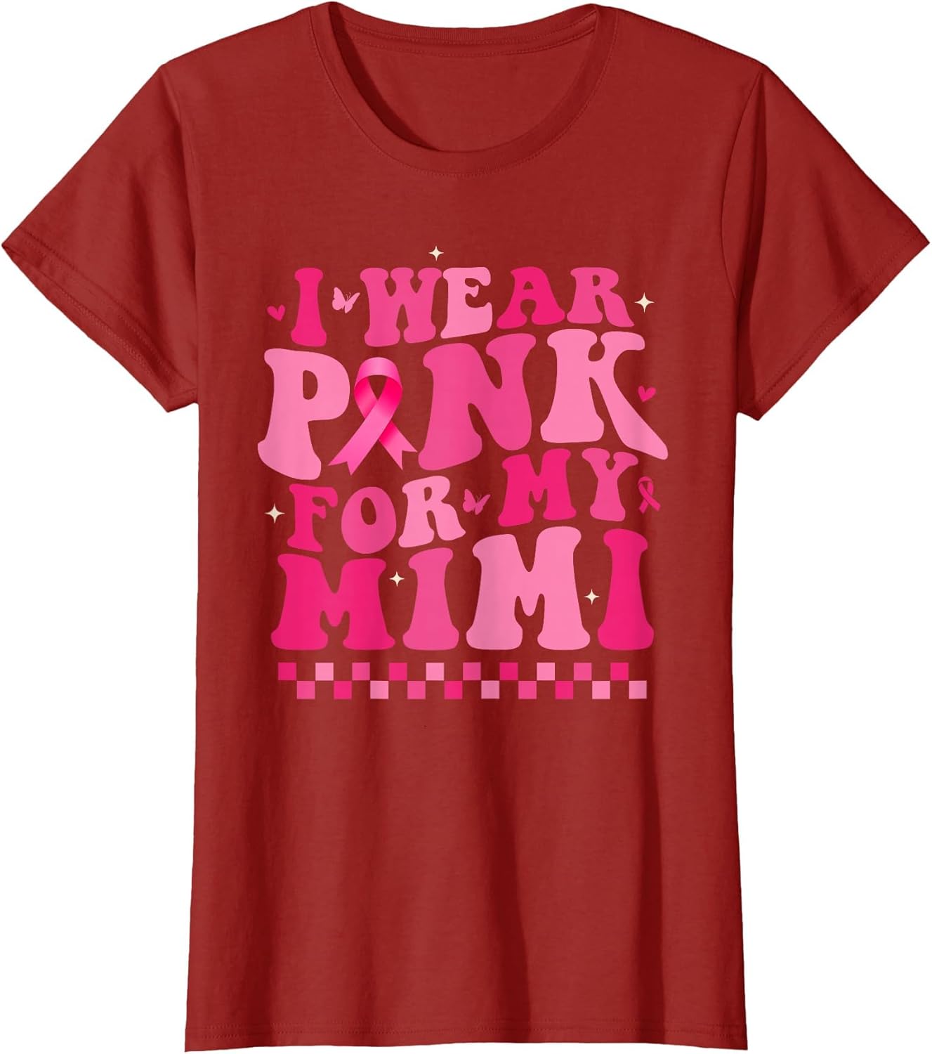 I Wear Pink for My Mimi Breast Cancer Awareness Supporter