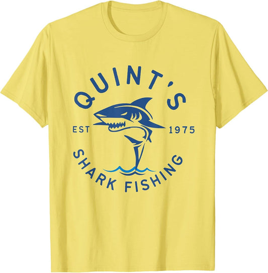 Vintage Quint's Shark Fishing 1975 Retro