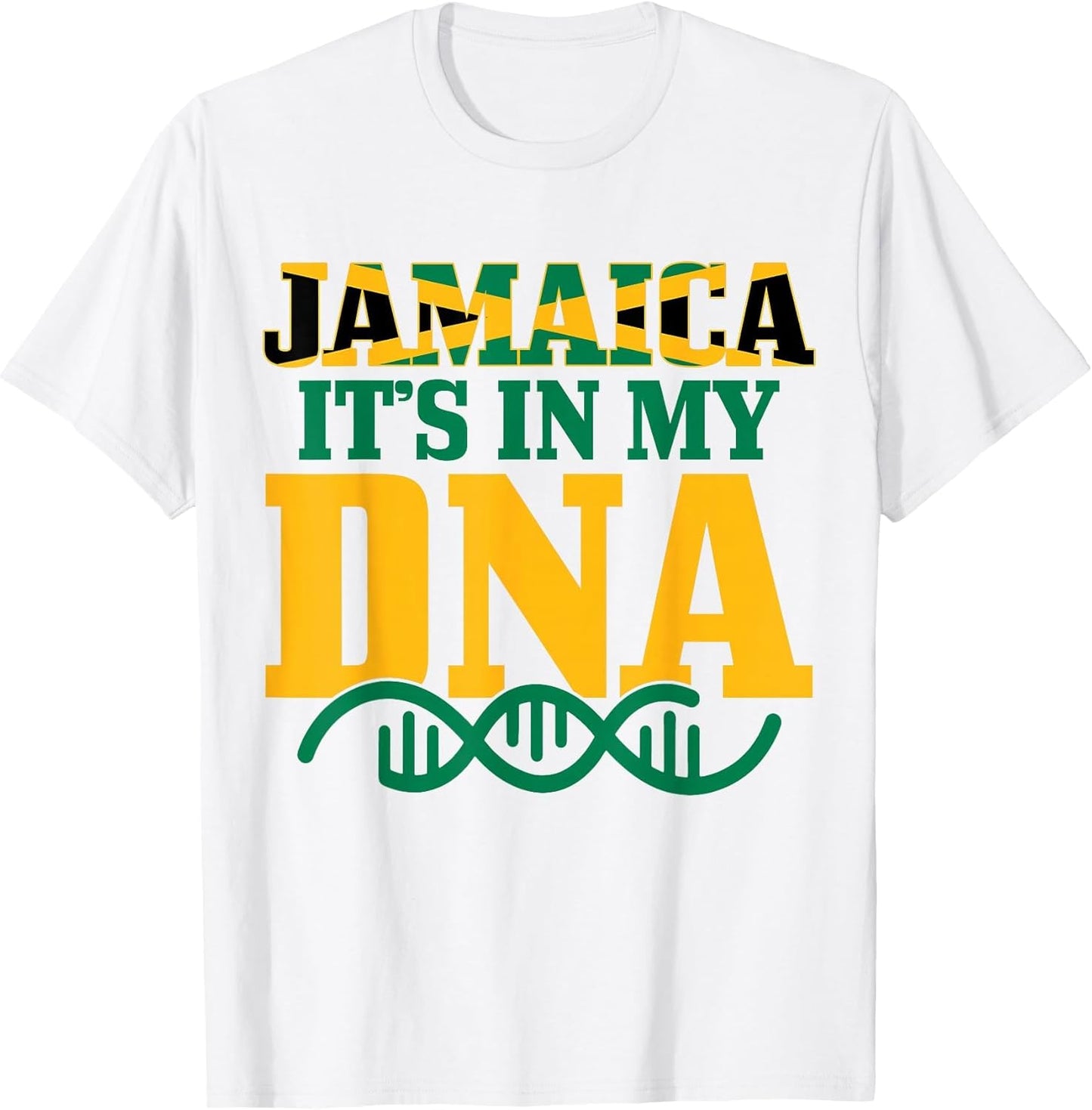 Jamaica It's in My DNA Jamaican Flag Pride