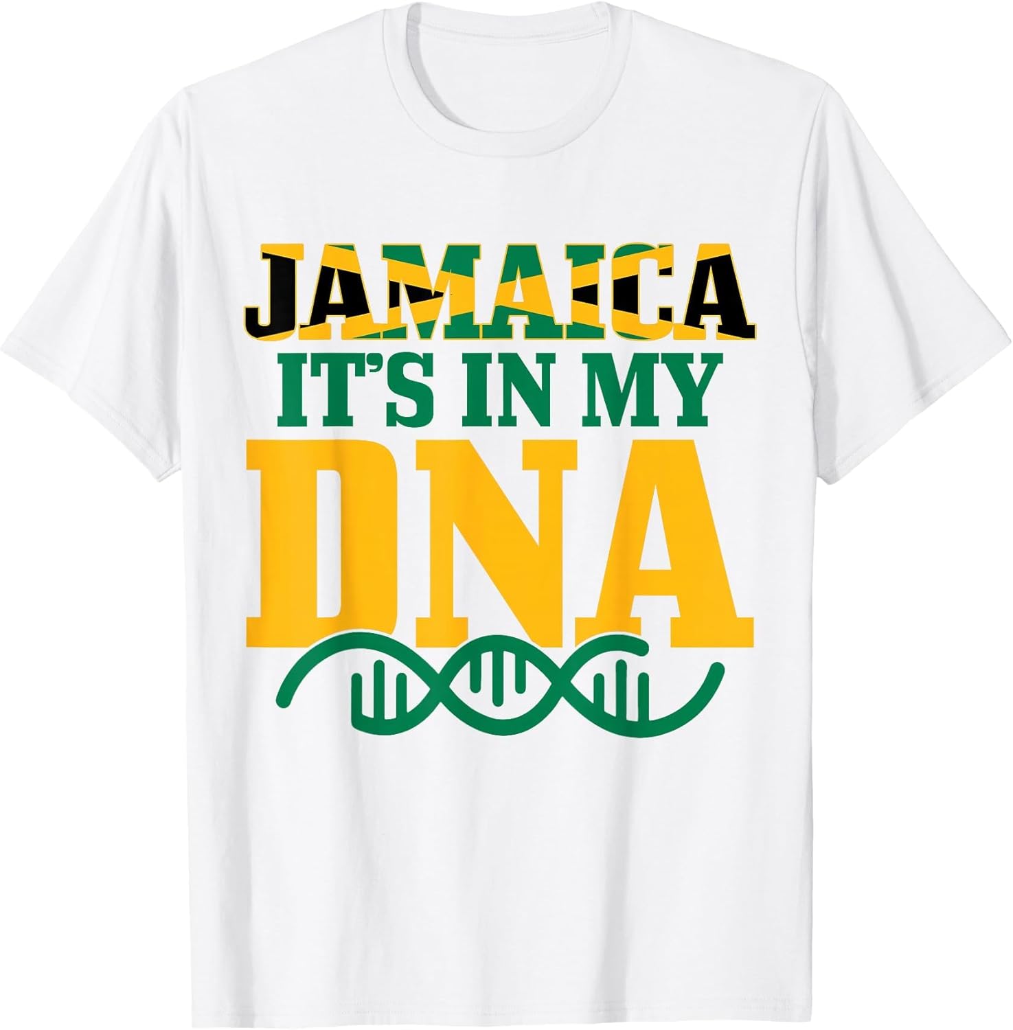 Jamaica It's in My DNA Jamaican Flag Pride