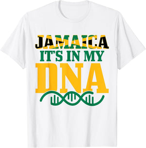 Jamaica It's in My DNA Jamaican Flag Pride