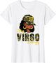 Big Virgo Energy Camouflage Black Woman Cap Zodiac