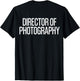 Bold Director of Photography Text Print ON Back | Film Crew