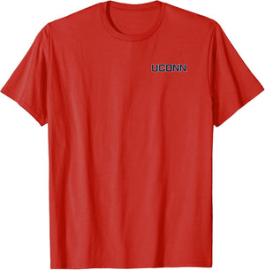 Connecticut Huskies Front/Back UConn Red Licensed