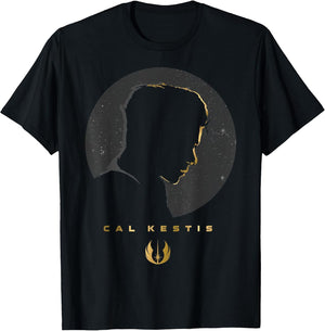 Star Wars Jedi Fallen Order Cal Kestis Silhouette Gold Logo