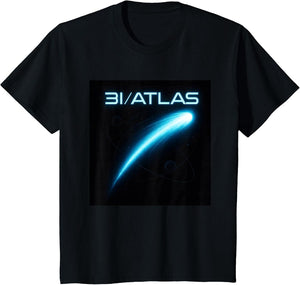 Interstellar 3I Atlas Comet Emblem UFO Alien Probe