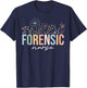 Retro Floral Forensic Nurse Wildflower Forensic Psychology