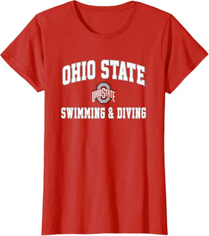 Ohio State Buckeyes Women's Swimming & Diving Ivan Red