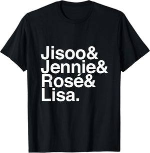 Jisoo, Jennie, Rosé, and Lisa