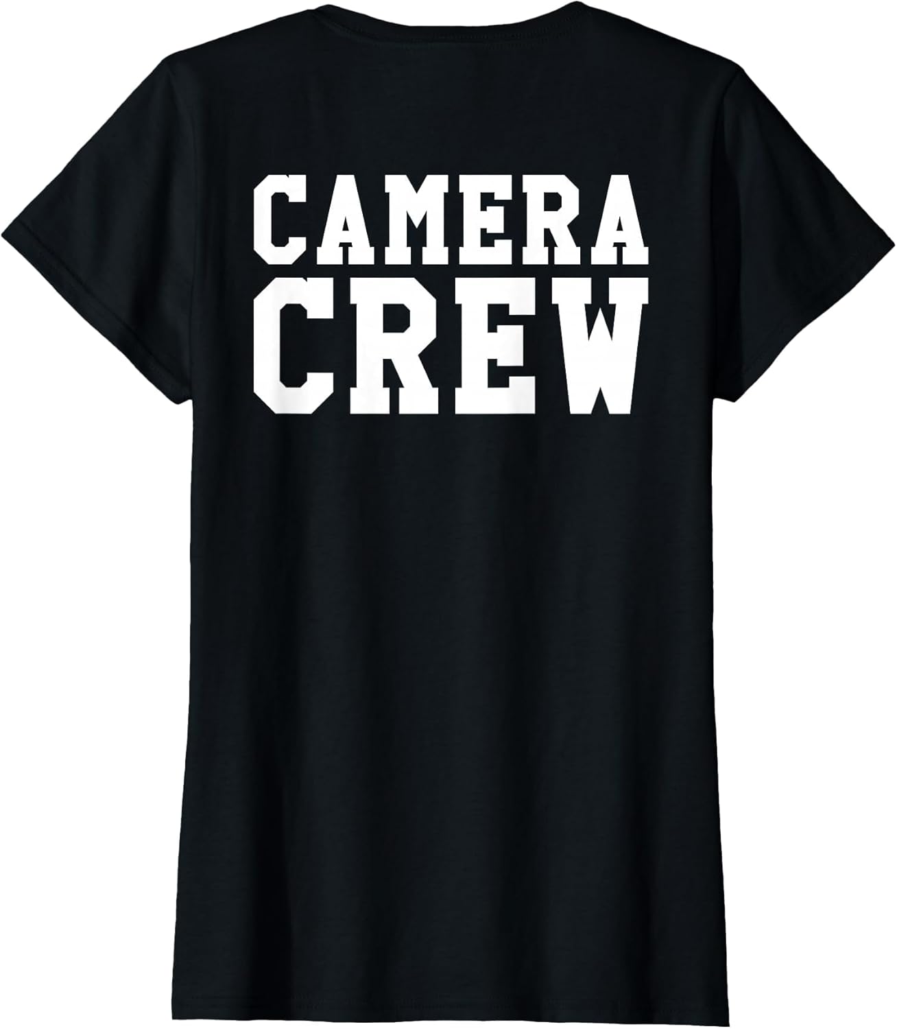 Back ONLY Camera Crew TV Film Production Shirt