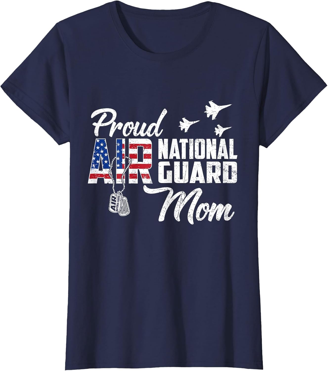 Proud Air National Guard Mom Flag US Family Matching
