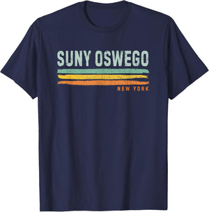 Vintage Stripes SUNY Oswego NY