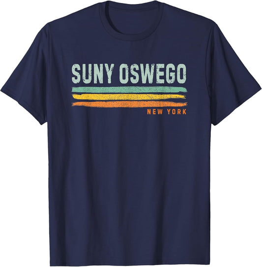 Vintage Stripes SUNY Oswego NY