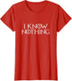I Know Nothing Pop Culture & Women