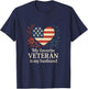 My Favorite Veteran is My Husband - Flag Love