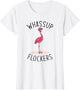Whassup Flockers? Funny Vintage Pink Flamingo Sunglasses