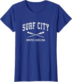 Surf City North Carolina Vintage Nautical Paddles Sports Oar
