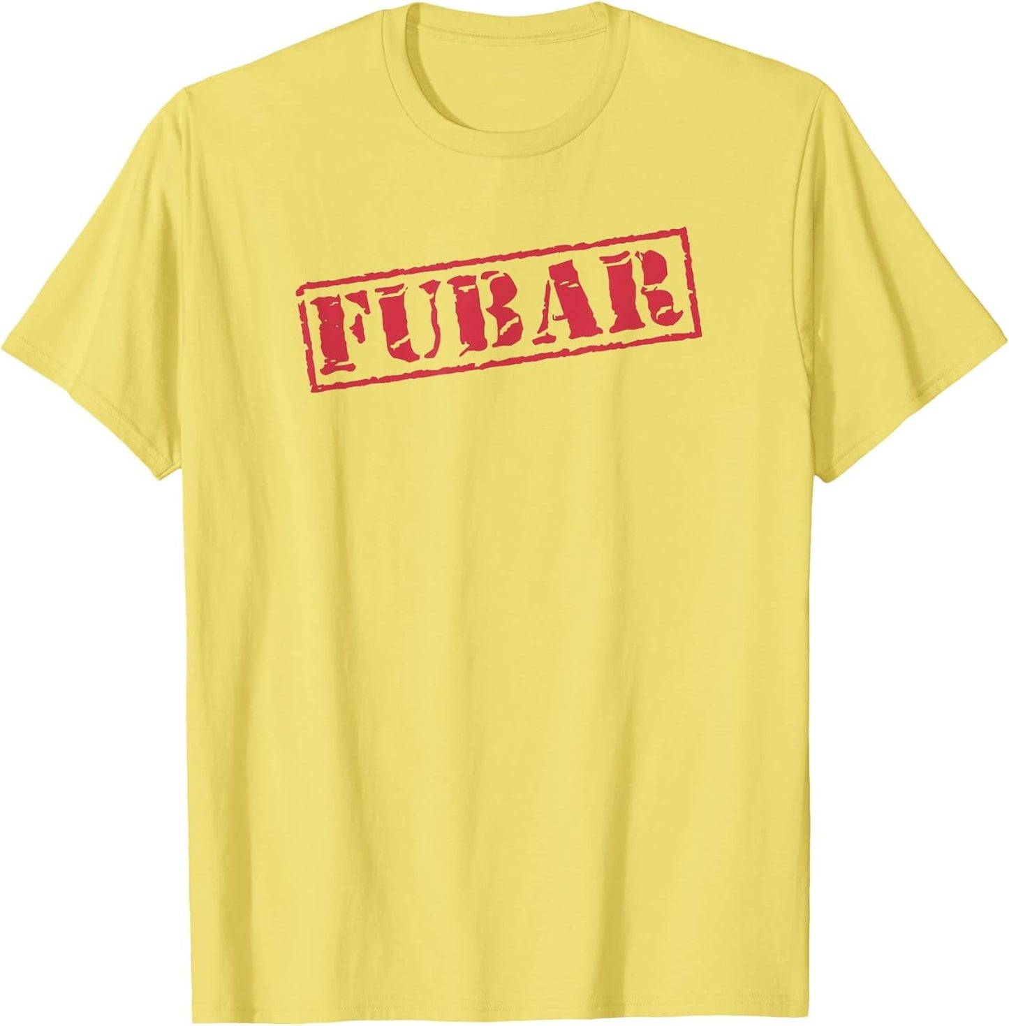 FUBAR - Funny Military Slang Design - Rubber Stamp Look