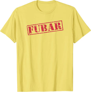 FUBAR - Funny Military Slang Design - Rubber Stamp Look