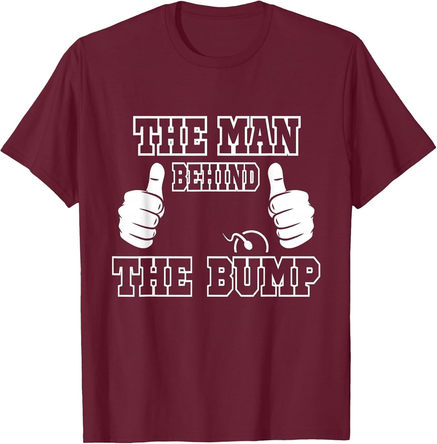 The Man Behind The Bump Baby Shower Shirts for Mom and Dad